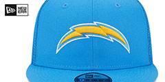 Chargers TEAM-BASIC TRUCKER SNAPBACK Blue Hat by New Era - 3rd View