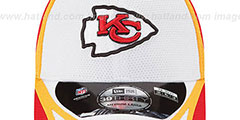 Chiefs 2014 NFL TRAINING FLEX White Hat by New Era - 3rd View