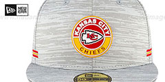 Chiefs 2020 ONFIELD STADIUM Heather Grey Fitted Hat by New Era - 3rd View