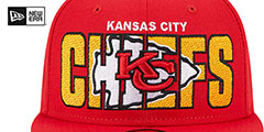 Chiefs 2023 NFL DRAFT Red Fitted Hat by New Era - 3rd View