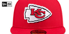 Chiefs 2024  NFL DRAFT Red Fitted Hat by New Era - 3rd View