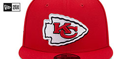 Chiefs 2024 NFL DRAFT SNAPBACK Red Hat by New Era - 3rd View