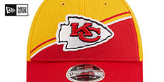 Chiefs DASHMARK SIDELINE SNAPBACK Gold-Red Hat by New Era - 3rd View