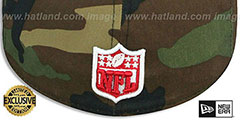 Chiefs NFL TEAM-BASIC Army Camo Fitted Hat by New Era - 3rd View