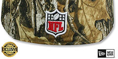 Chiefs NFL TEAM-BASIC Realtree Camo Fitted Hat by New Era - 3rd View