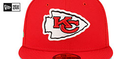 Chiefs SUPER BOWL IV CITRUS POP Red-Green Fitted Hat by New Era - 3rd View