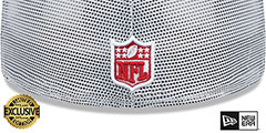 Chiefs TEAM-BASIC TRUCKER White Fitted Hat by New Era - 3rd View