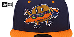 Chiefs THEME NIGHT Navy-Orange Fitted Hat by New Era - 3rd View