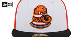 Chiefs THEME NIGHT White-Orange-Black Fitted Hat by New Era - 3rd View