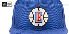 Clippers 2017 ONCOURT DRAFT Royal Fitted Hat by New Era - 3rd View