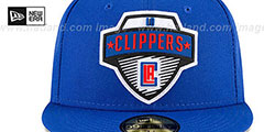 Clippers 2020 NBA TIP OFF Royal Fitted Hat by New Era - 3rd View