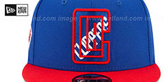 Clippers 2021 NBA INSIDER DRAFT SNAPBACK Royal-Red Hat by New Era - 3rd View