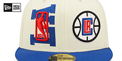 Clippers 2022 NBA DOUBLE WHAMMY DRAFT Fitted Hat by New Era - 3rd View