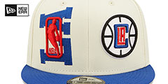 Clippers 2022 NBA DOUBLE WHAMMY DRAFT SNAPBACK Hat by New Era - 3rd View