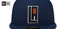 Clippers 23-24 ALTERNATE CITY-EDITION Fitted Hat by New Era - 3rd View