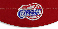 Clippers ESPN INNER LOCKED Red-Royal Fitted Hat by New Era - 3rd View