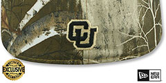 Colorado NCAA TEAM-BASIC Realtree Camo Fitted Hat by New Era - 3rd View