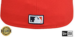 Colt .45s COOPERPACK Orange-Navy Fitted Hat by New Era - 3rd View