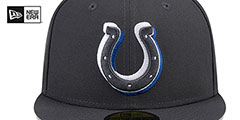 Colts 2024 ONSTAGE NFL DRAFT Grey Fitted Hat by New Era - 3rd View