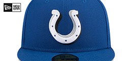 Colts 2024 NFL DRAFT Royal Fitted Hat by New Era - 3rd View