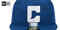 Colts 2024 NFL SIDELINE Royal Fitted Hat by New Era - 3rd View