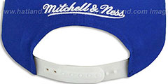 Colts 2T XL-LOGO SNAPBACK Royal-White Adjustable Hat by Mitchell and Ness - 3rd View