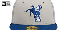 Colts HISTORIC SIDELINE PINWHEEL Fitted Hat by New Era - 3rd View