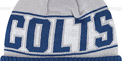 Colts REP-UR-TEAM Knit Beanie Hat by New Era - 3rd View