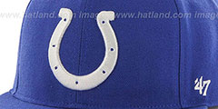 Colts SUPER-SHOT STRAPBACK Royal Hat by Twins 47 Brand - 3rd View