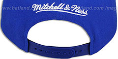 Colts THROWBACK-BASIC SNAPBACK Royal Hat by Mitchell and Ness - 3rd View