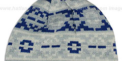 Colts THROWBACK RETRO CHILL Knit Beanie Hat by New Era - 3rd View