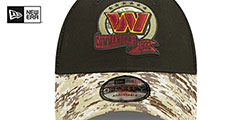 Commanders 2022 SALUTE-TO-SERVICE 940 SNAPBACK Black-Desert Hat by New Era - 3rd View