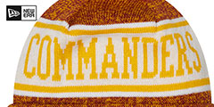 Commanders BANNER Knit Beanie Hat by New Era - 3rd View