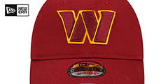 Commanders CORE-CLASSIC STRAPBACK Burgundy Hat by New Era - 3rd View