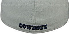 Cowboys 2015 NFL STADIUM FLEX Grey-Navy Hat by New Era - 3rd View