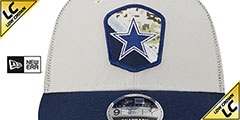 Cowboys 2023 SALUTE-TO-SERVICE LC TRUCKER SNAPBACK Hat by New Era - 3rd View