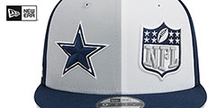 Cowboys 2023 SIDELINE DWPW SNAPBACK Grey-White-Navy Hat by New Era - 3rd View