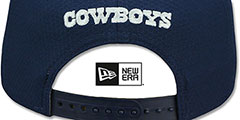 Cowboys COLOR RUSH KICKOFF SNAPBACK Navy Hat by New Era - 3rd View