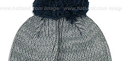 Cowboys CUFF START Grey Knit Beanie Hat by New Era - 3rd View