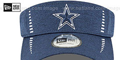 Cowboys HEATHERED SPEED-VISOR Navy by New Era - 3rd View