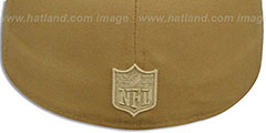 Cowboys LEAGUE BASIC TONAL Wheat Fitted Hat by New Era - 3rd View