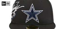 Cowboys NEON SIGN SIDE-PATCH Black Fitted Hat by New Era - 3rd View