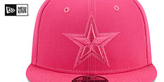 Cowboys TONAL TEAM-BASIC SNAPBACK Beetroot Hat by New Era - 3rd View