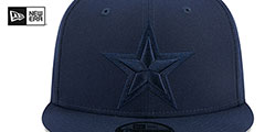 Cowboys TONAL TEAM-BASIC SNAPBACK Navy Hat by New Era - 3rd View