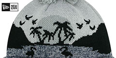 Cowboys WINTER BEACHIN 2 Knit Beanie Hat by New Era - 3rd View