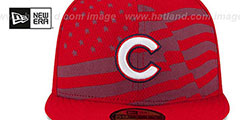 Cubs 2015 JULY 4TH STARS N STRIPES Hat by New Era - 3rd View