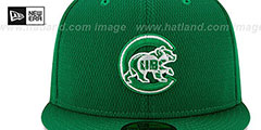 Cubs 2020 ST PATRICKS DAY Fitted Hat by New Era - 3rd View