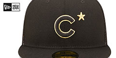 Cubs 2022 MLB ALL-STAR GAME Black Fitted Hat by New Era - 3rd View