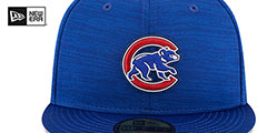 Cubs 2023 CLUBHOUSE Heather Royal Fitted Hat by New Era - 3rd View