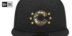 Cubs 2024 ARMED FORCES STARS N STRIPES Hat by New Era - 3rd View